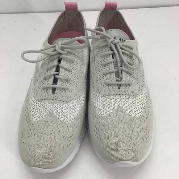 Cole Haan ZEROGRAND Stitchlite Wingtip Oxford Sneaker NWT Casual Ivory Size 7 - Picture 8 of 10